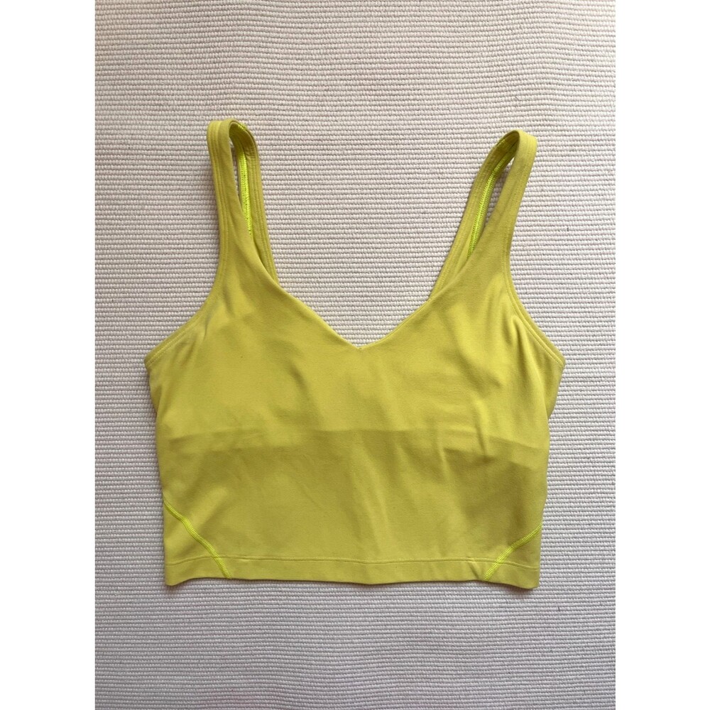 Lululemon Align Tank in Yellow Pear Size US 6
